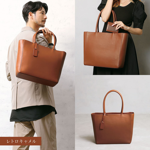 BREE ボルドー×ブルー レザーハンドバッグ トートバッグ A4 ビジネス BREE ボルドー×ブルー レザーハンドバッグ トートバッグ A4 ビジネス