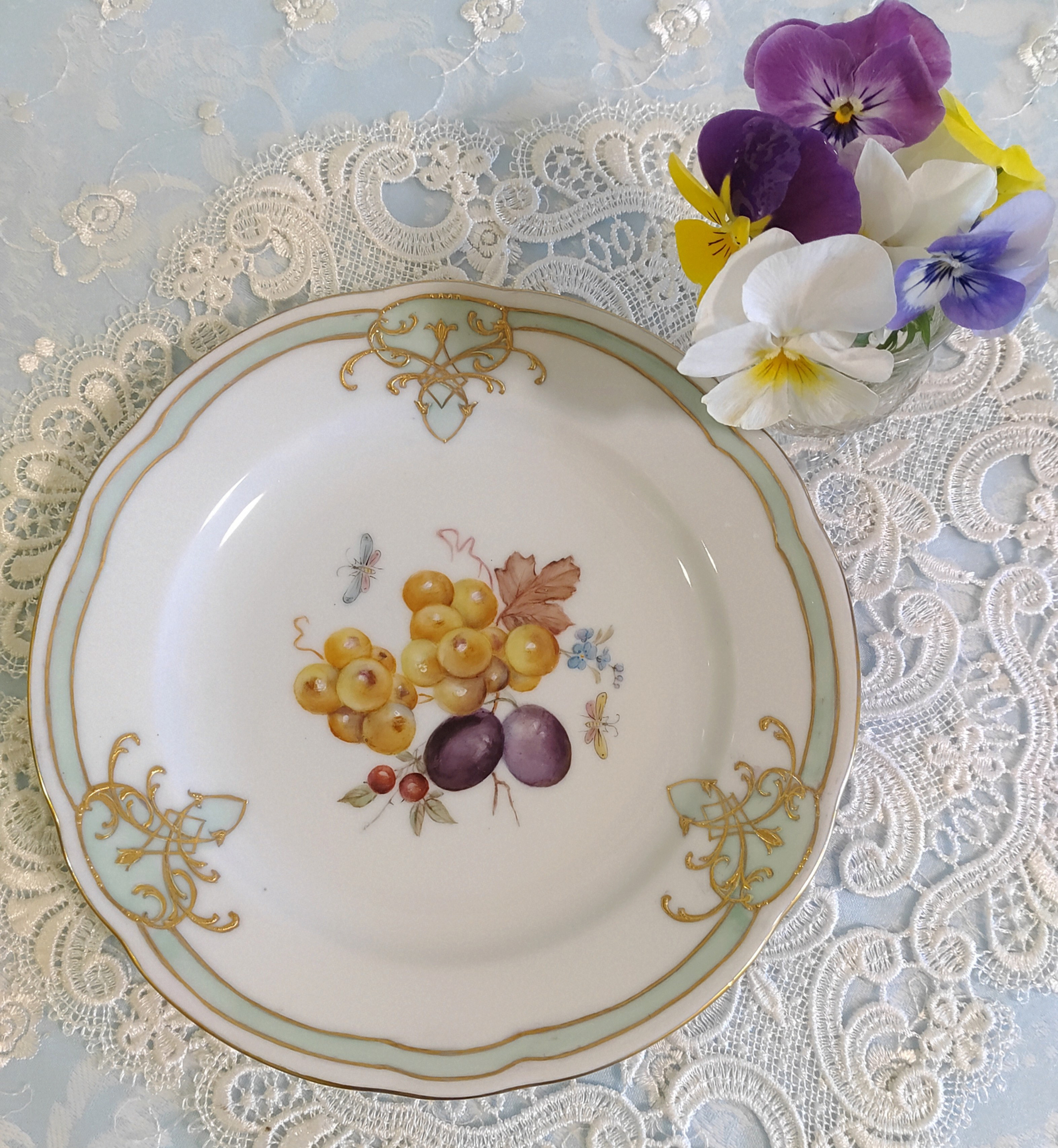 ♡18.5cm皿/TRIPTIS磁器（フルーツ）