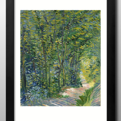 油絵 油彩 油彩画 絵 絵画【新緑の森】 絵画 HR 通販 14637948