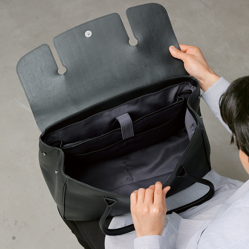 ボストントート キャリーオン可能 本革 トート 大容量 PC14インチ可