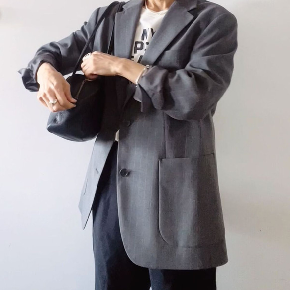 スモールボストン　ブラック　本革製　ボストンバッグ 8枚目の画像