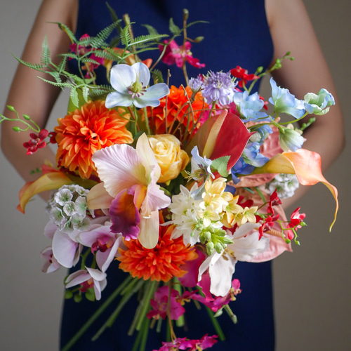ウェディングブーケ トロピカルブーケ リゾートブーケ アーティ