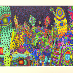 空間と心象風景 高見沢耳のジクレー版画作品 一点物の版画作品