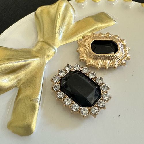 1個 合金 ガラス 宝石 デコパーツ カボション デコパーツ ギルドバイ