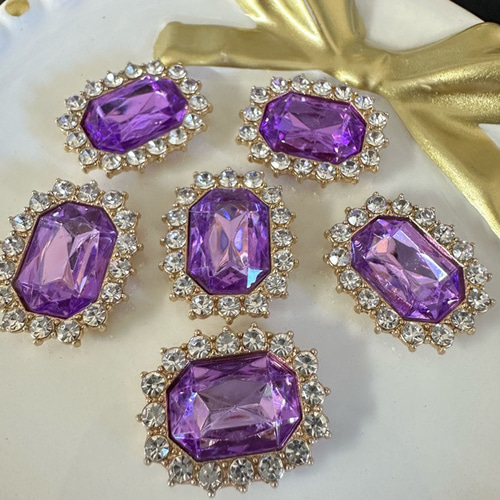 1個 合金 ガラス 宝石 デコパーツ カボション デコパーツ ギルドバイ