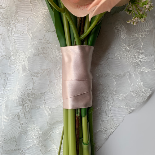 胡蝶蘭♡ピーチバーガンディ♡ニュアンスカラーチューリップ