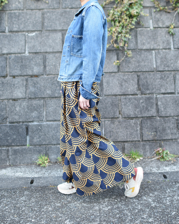 wide pants06 アフリカンプリント アフリカンファブリック ワイド