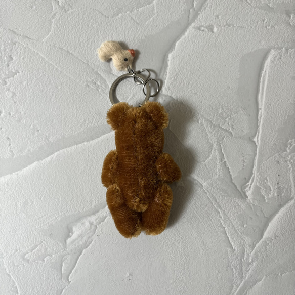 ピーナッツベアのキーホルダー(茶) 2枚目の画像