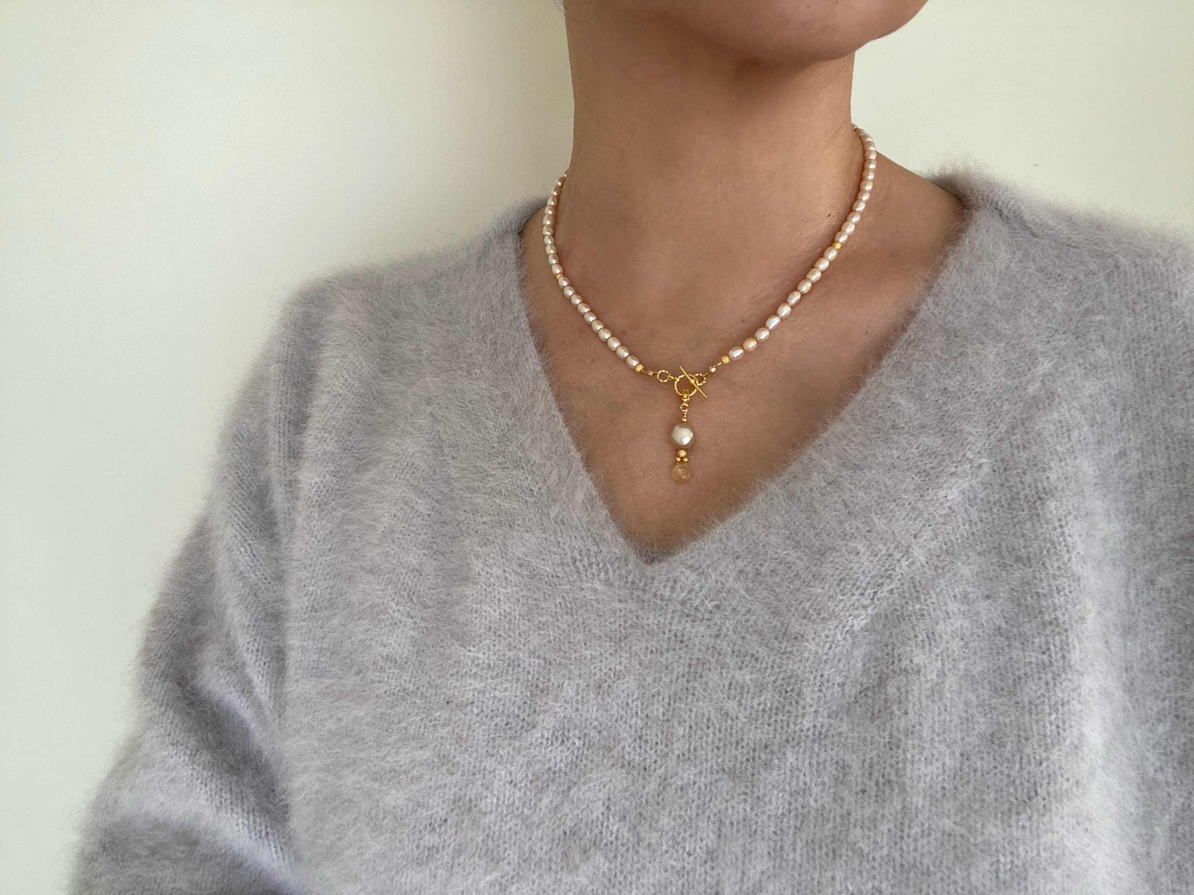 パールネックレス＆クリッカーバチカン付き