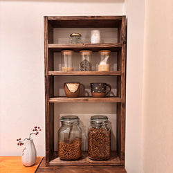 ウィスキーラック ワゴンタイプ 男前インテリア 棚 インダストリアル