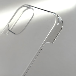 iPhone Android クリアケース 北欧 スマホケース スマホカバー 透明【ブルースカイに恋して】 6枚目の画像