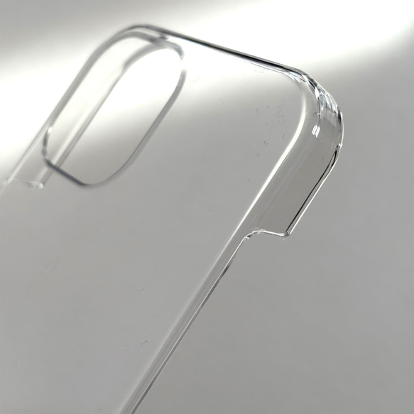 iPhone Android クリアケース 北欧 スマホケース スマホカバー 透明【ブルースカイに恋して】 6枚目の画像