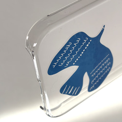 iPhone Android クリアケース 北欧 スマホケース スマホカバー 透明【ブルースカイに恋して】 7枚目の画像