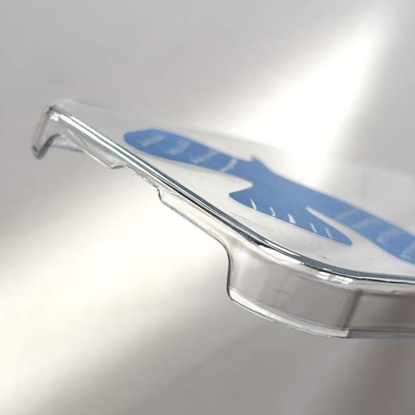 iPhone Android クリアケース 北欧 スマホケース スマホカバー 透明【ブルースカイに恋して】 8枚目の画像