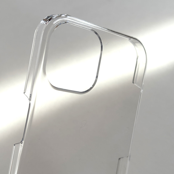 iPhone Android クリアケース 北欧 スマホケース スマホカバー 透明【ブルースカイに恋して】 5枚目の画像