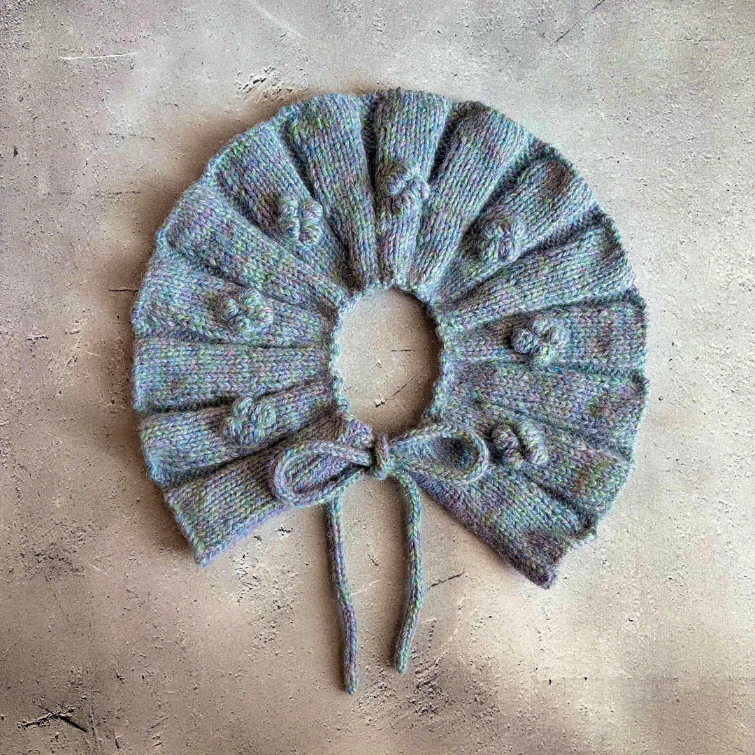 COLLAR-003　　　　　　　　　　　　　　　　　　　　　　　　　　　　　　　　　　　　　　　　　　手編みのえりまき