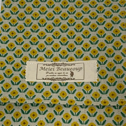 トイレットペーパーホルダーカバー♪リトルフラワー♪イエロー 5枚目の画像