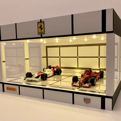 激安正規品 USB電源・ 1/18展示2〜3台可・スノーホワイト・ディスプレーBOX ミニカー