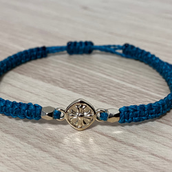 ★クロスプレートのミサンガ★アンクレット変更可能♪ 2枚目の画像