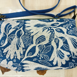 【再販ナシ】ミナペルホネン ドローストリングバッグ foresttile　巾着 ⚮̈ミナペルホネン forest tile シプリバッグ 巾着ショルダー