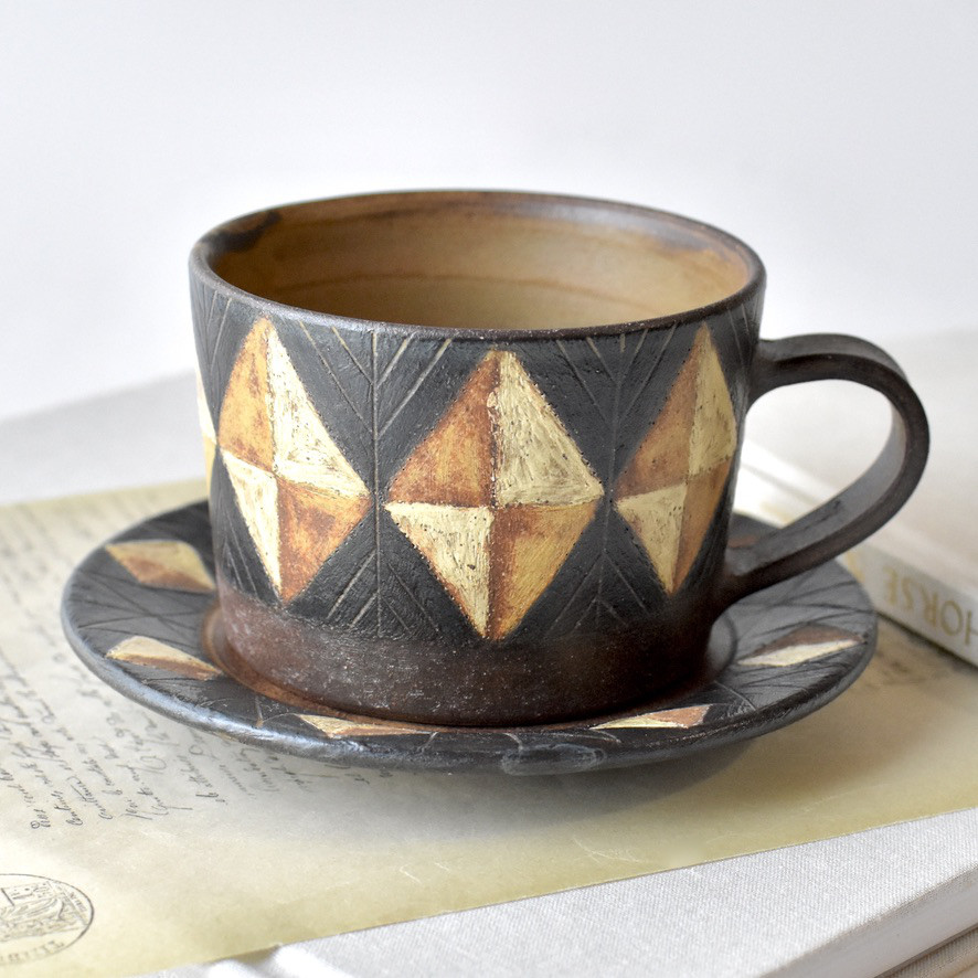 Forest mug ＆ saucer 06