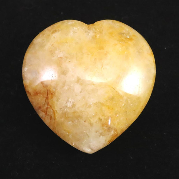 H&E社 ヒマラヤレッドゴールドアゼツライト 40mmハート 39.6g #39676
