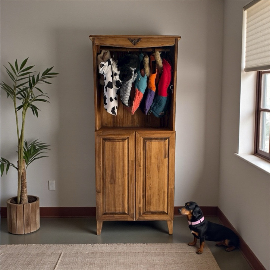 ペット用 選べる扉 英国 アン クローゼット A/犬 猫 洋服収納 タンス