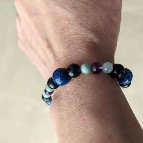 №58 ブル－タイガーアイ アメジスト ラピスラズリ 最強の