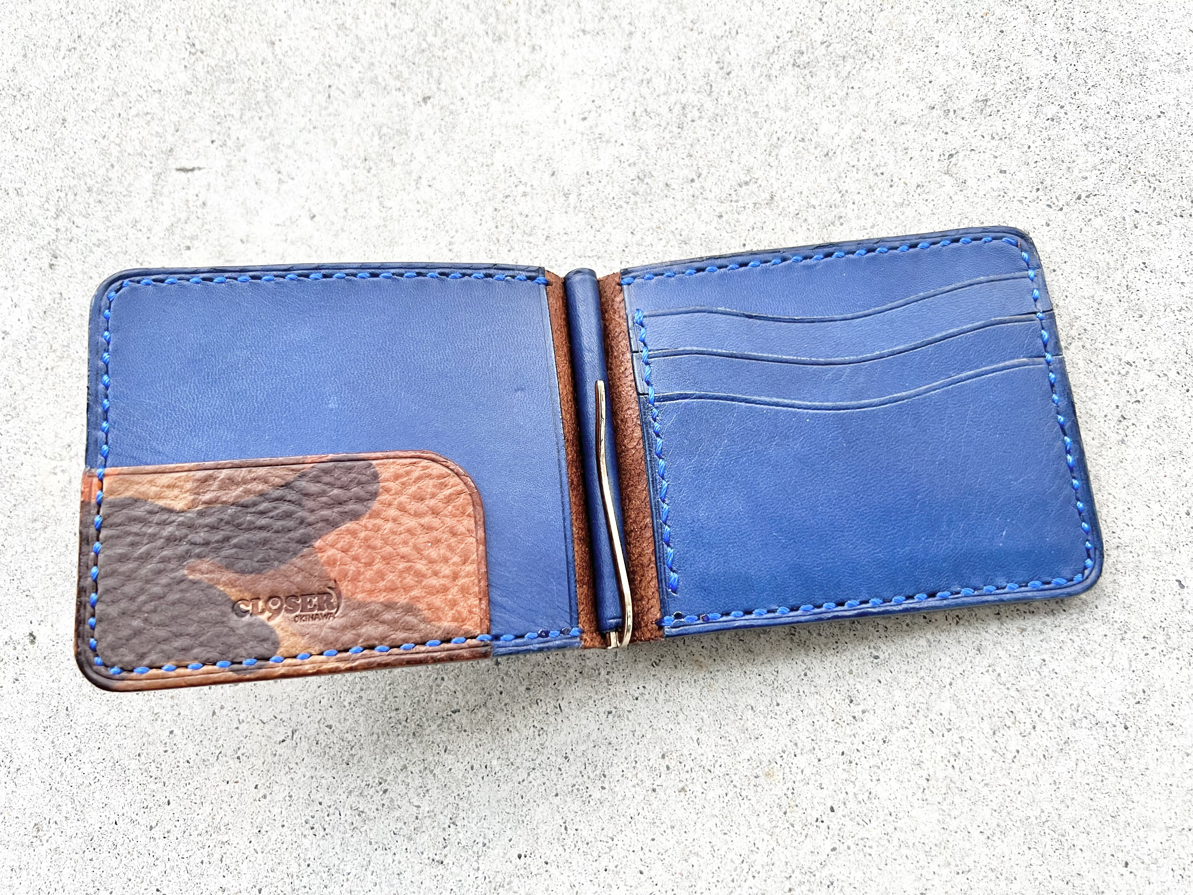 マネークリップ　カードポケット付き