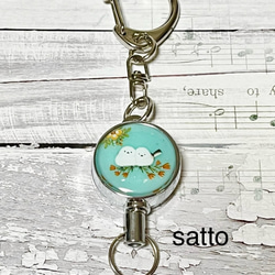 シマエナガの袋止めクリップセットA その他キッチン小物 satto