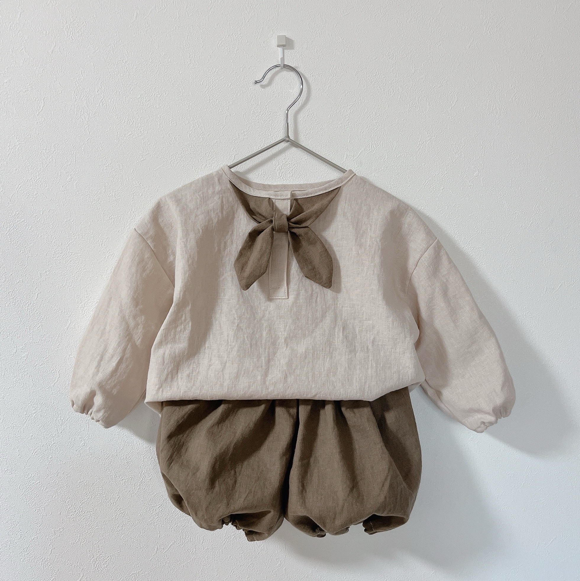 小さな学生さんセットアップ服*半袖・長袖*80size*ベビー服*セレモニー衣装*出産祝い*1歳誕生日*入園式
