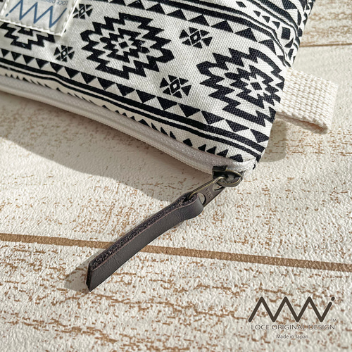 受注制作〗オルテガ柄❊ネイティブ系ポーチ チマヨ柄 ポーチ M W 通販