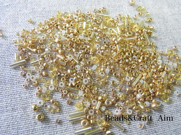 ゴールドアソートビーズ 1枚目の画像