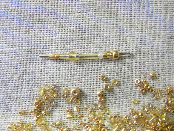ゴールドアソートビーズ 4枚目の画像