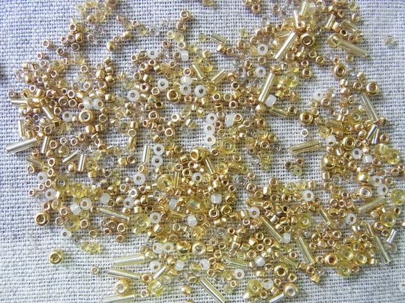 ゴールドアソートビーズ 2枚目の画像