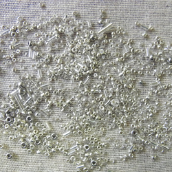 シルバーアソートビーズ 2枚目の画像