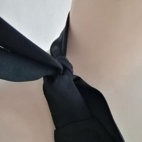 日本製】《S～3L》ブラック茶道お稽古用エプロン 普段使いでもかわいい