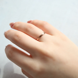 ☆1号単位で選べる指輪☆輝くマットカラー サージカルステンレス【極細 3color rings】 8枚目の画像