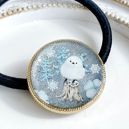 新作☆レジンヘアゴム　冬支度 新作☆レジンヘアゴム 冬支度 再販3♪雪・スノードーム❄冬ヘアゴム【X'