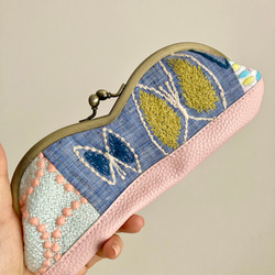 ミナペルホネン可愛いペンケース出来ました＊tambourine×sky flower夏