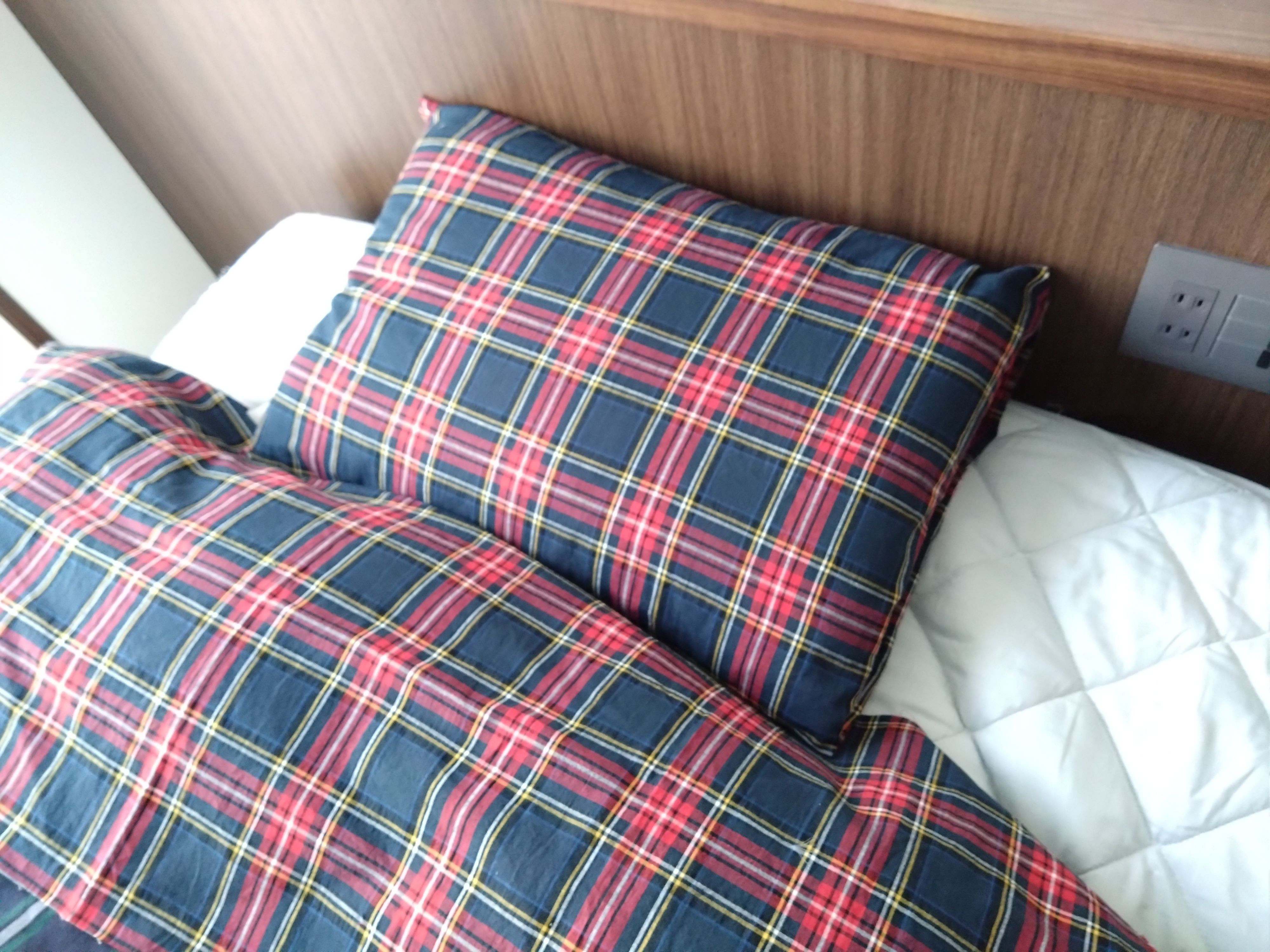 ☆送料無料☆掛け布団カバー*コットンリネンのタータンチェック