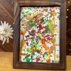 躍動 ドリッピングアート 一点物 絵画 ギャラリーtoteme 通販 18860272