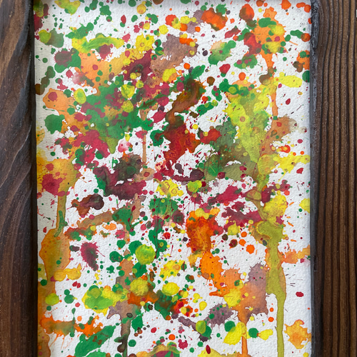 躍動 ドリッピングアート 一点物 絵画 ギャラリーtoteme 通販 18860272