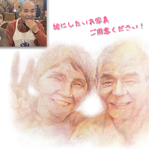 特別な寄せ書きに！色紙に手描き似顔絵お描きします！ イラスト