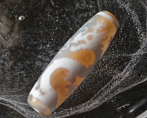 貴重 双頭龍手彫彫刻 龍眼神の眼 チベット産サードアイチャクラ瑪瑙 法器天珠置物 貴重 双頭龍手彫彫刻 龍眼神の眼 チベット産サードアイチャクラ瑪瑙 法