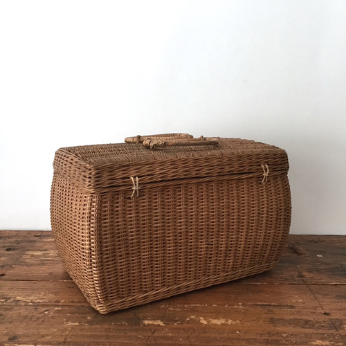✴︎cohana✴︎ 古道具 ピクニックバスケット - 小物入れ ✴︎cohana✴︎ 古道具 ピクニックバスケット - 小物入れ