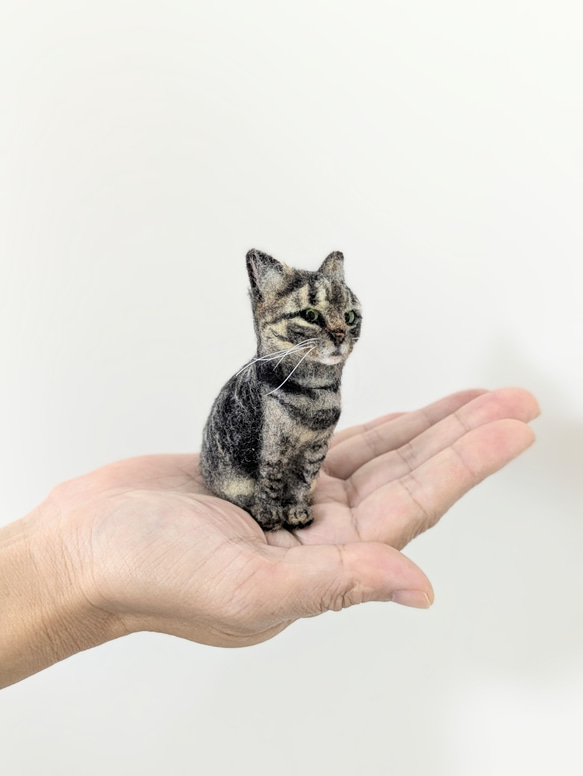 オーダー】手乗りサイズで可愛さバツグン♥️羊毛フェルトで愛犬＆愛猫