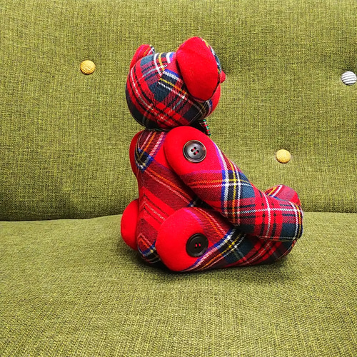 CRAM JAM CHESTチェック柄クマ型ぬいぐるみ くまさんギンガムチェックリボンぬいぐるみ – moncheri