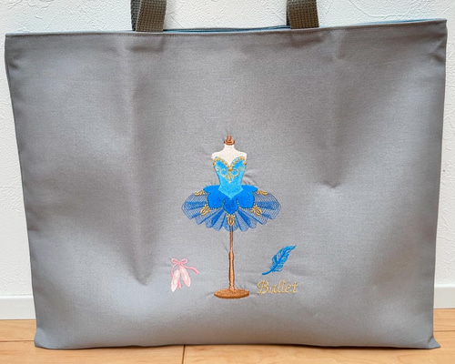 確認用♡No.129 ♡レッスンバッグ♡ バレエ♡ バレエレッスンバッグ 手提げ袋 レッスンバッグ ballet.for_you 通販