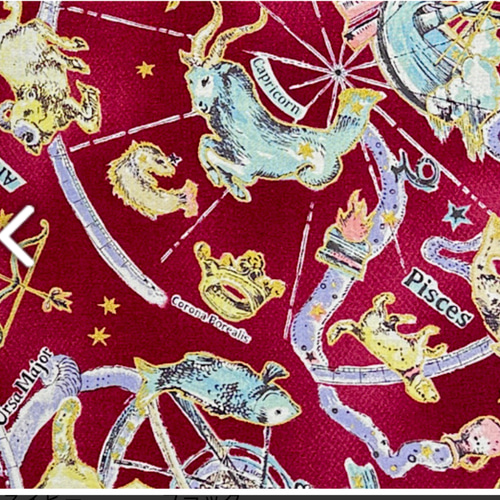 プラネタリウム柄【オーダー生地見本】 